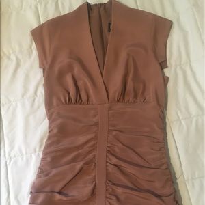 Elegant & slinky silk dress by Nicole Miller.